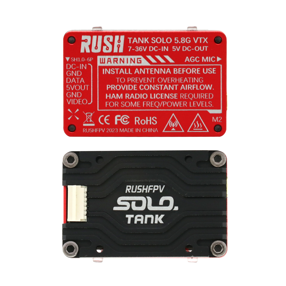 RUSH Solo Tank 5.8G VTX Video  - Foxeer Reaper Extreme 2.5W Vtx 评论和价格