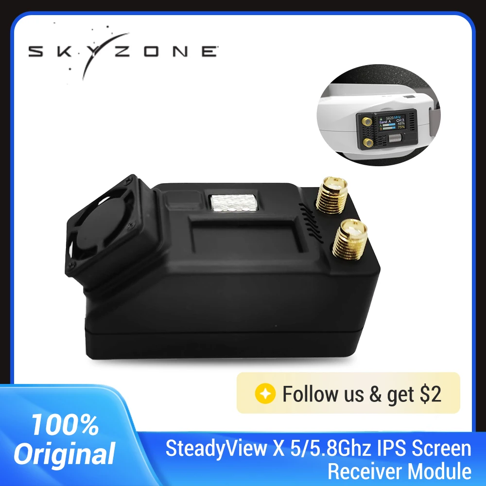 Skyzone SteadyView X 5Ghz 5.8G - Skyzone Steadyview X Receiver Module 评论和价格